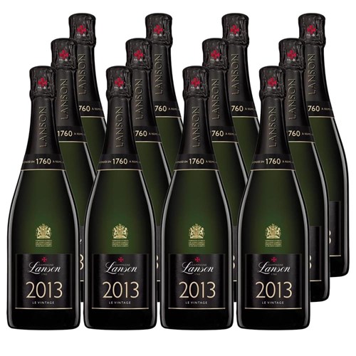 Lanson Le Vintage 2013 Champagne 75cl Crate of 12 Champagne